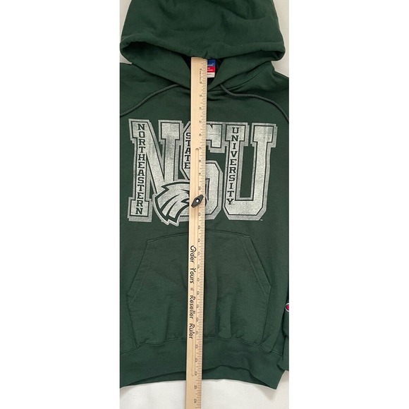 NSU Northeastern State University RiverHawks Hoodie Green Size Small‎ - Picture 3 of 6